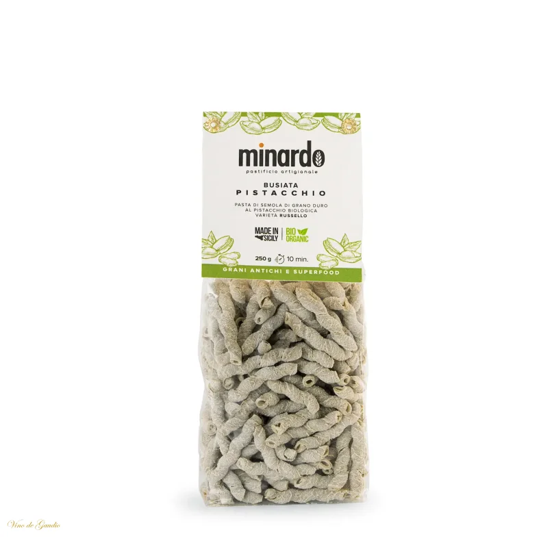 Busiata med Pistacie � �kologisk Pasta &amp; Superfood | Minardo