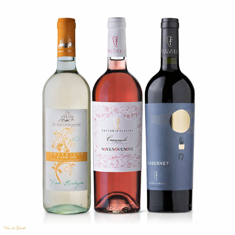 Smagskasse med �kologisk Vin � 3 Italienske Vine