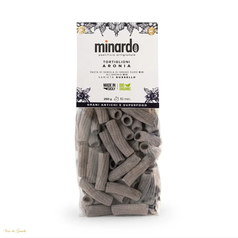 Tortiglioni med Aronia � �kologisk Pasta | Minardo