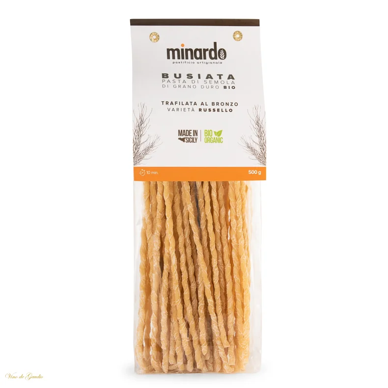 Busiata Lunga � �kologisk Siciliansk Pasta | Minardo