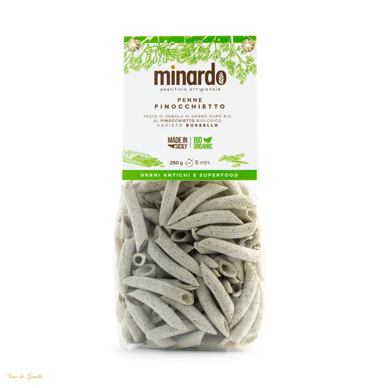 Penne med Vild Fennikel � �kologisk Pasta | Minardo